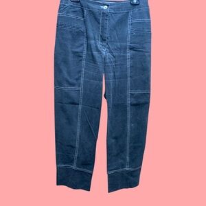 Barbara Lesser Woman’s  Black Relaxed Boyfriend Jeans Woman’s 8